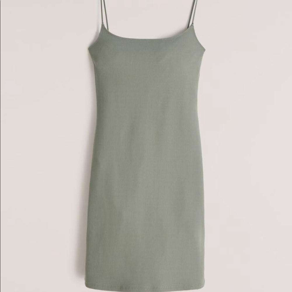 Abercrombie seamless rib cami mini dress
